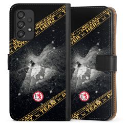 Sideflip mit langer Lasche schwarz