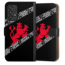 Sideflip mit langer Lasche schwarz