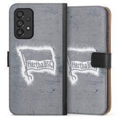 Sideflip mit langer Lasche schwarz