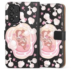 Sideflip mit langer Lasche schwarz