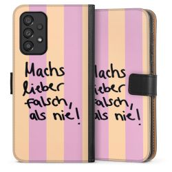 Sideflip mit langer Lasche schwarz