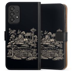 Sideflip mit langer Lasche schwarz