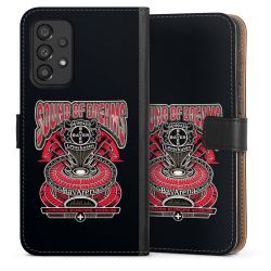 Sideflip mit langer Lasche schwarz