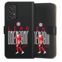 Sideflip mit langer Lasche schwarz