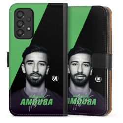 Sideflip mit langer Lasche schwarz