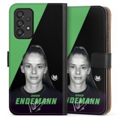 Sideflip mit langer Lasche schwarz