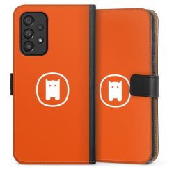 Sideflip mit langer Lasche schwarz