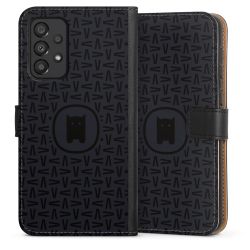 Sideflip mit langer Lasche schwarz