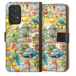 Sideflip mit langer Lasche schwarz