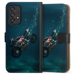 Sideflip mit langer Lasche schwarz