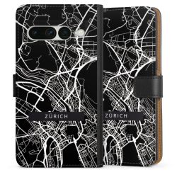 Sideflip mit langer Lasche schwarz