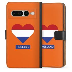 Sideflip mit langer Lasche schwarz