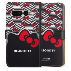 Sideflip mit langer Lasche schwarz