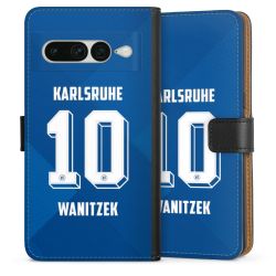 Sideflip mit langer Lasche schwarz