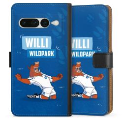 Sideflip mit langer Lasche schwarz