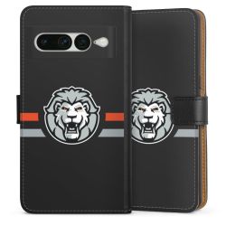 Sideflip mit langer Lasche schwarz