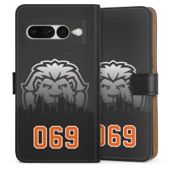 Sideflip mit langer Lasche schwarz