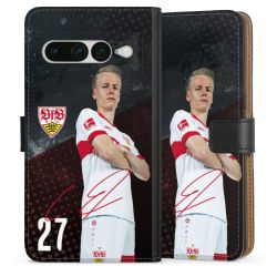 Sideflip mit langer Lasche schwarz