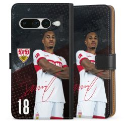 Sideflip mit langer Lasche schwarz