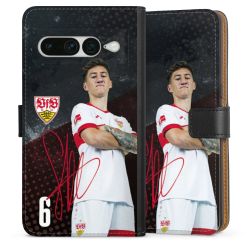 Sideflip mit langer Lasche schwarz