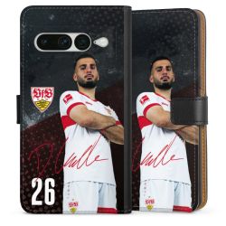 Sideflip mit langer Lasche schwarz