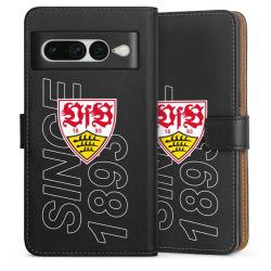 Sideflip mit langer Lasche schwarz