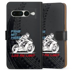 Sideflip mit langer Lasche schwarz