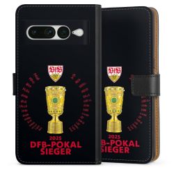 Sideflip mit langer Lasche schwarz