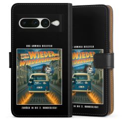 Sideflip mit langer Lasche schwarz