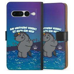 Sideflip mit langer Lasche schwarz