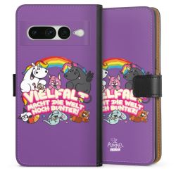 Sideflip mit langer Lasche schwarz