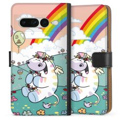 Sideflip mit langer Lasche schwarz