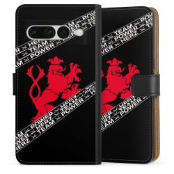 Sideflip mit langer Lasche schwarz