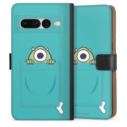 Sideflip mit langer Lasche schwarz