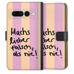 Sideflip mit langer Lasche schwarz