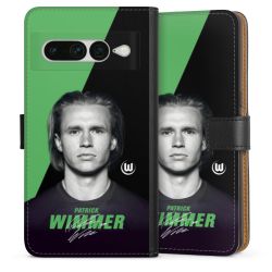 Sideflip mit langer Lasche schwarz