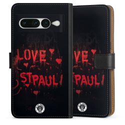 Sideflip mit langer Lasche schwarz