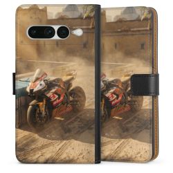 Sideflip mit langer Lasche schwarz