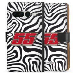 Sideflip mit langer Lasche schwarz