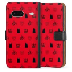 Sideflip mit langer Lasche schwarz