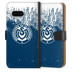 Sideflip mit langer Lasche schwarz