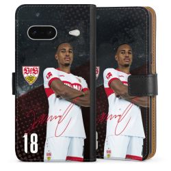 Sideflip mit langer Lasche schwarz