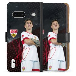 Sideflip mit langer Lasche schwarz