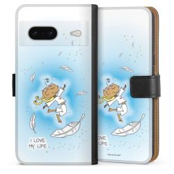 Sideflip mit langer Lasche schwarz