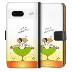 Sideflip mit langer Lasche schwarz