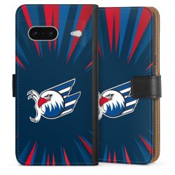 Sideflip mit langer Lasche schwarz