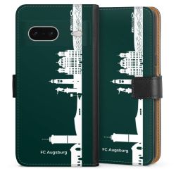 Sideflip mit langer Lasche schwarz