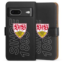 Sideflip mit langer Lasche schwarz