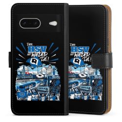 Sideflip mit langer Lasche schwarz