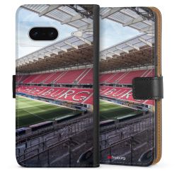 Sideflip mit langer Lasche schwarz